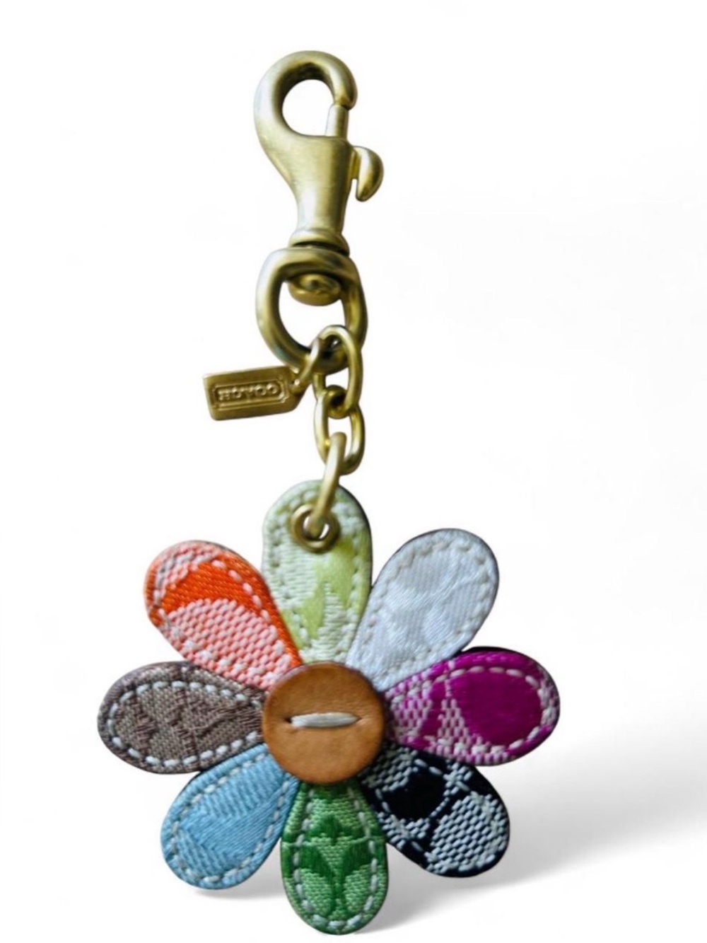 Coach Patchwork Leather Bag Charm